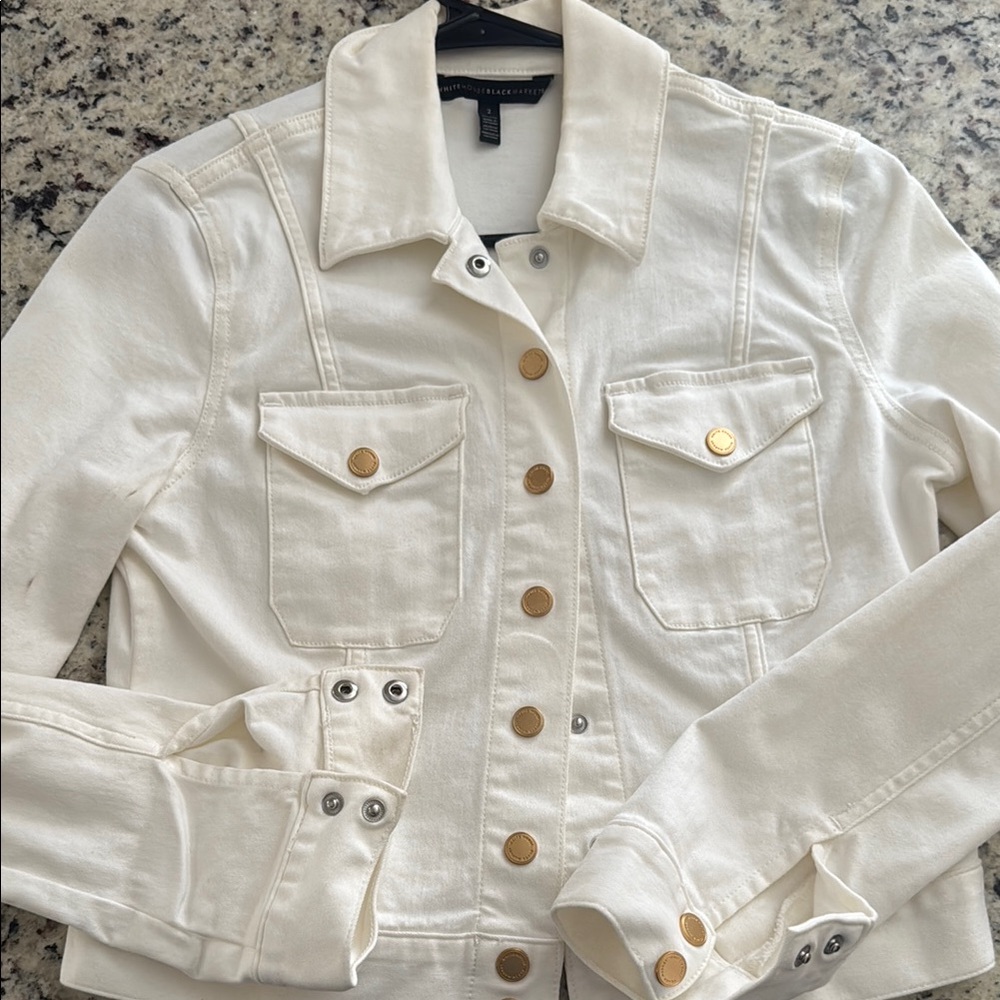 White Denim Jacket by WHBM